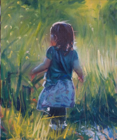 Annus a fűben 120x100cm olaj vászon